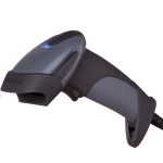 Metrologicâs MS9590 VoyagerGSâ¢
hand-held single-line laser scanner
increases productivity by offering an
aggressive solution for scanning all
standard 1D bar codes.
