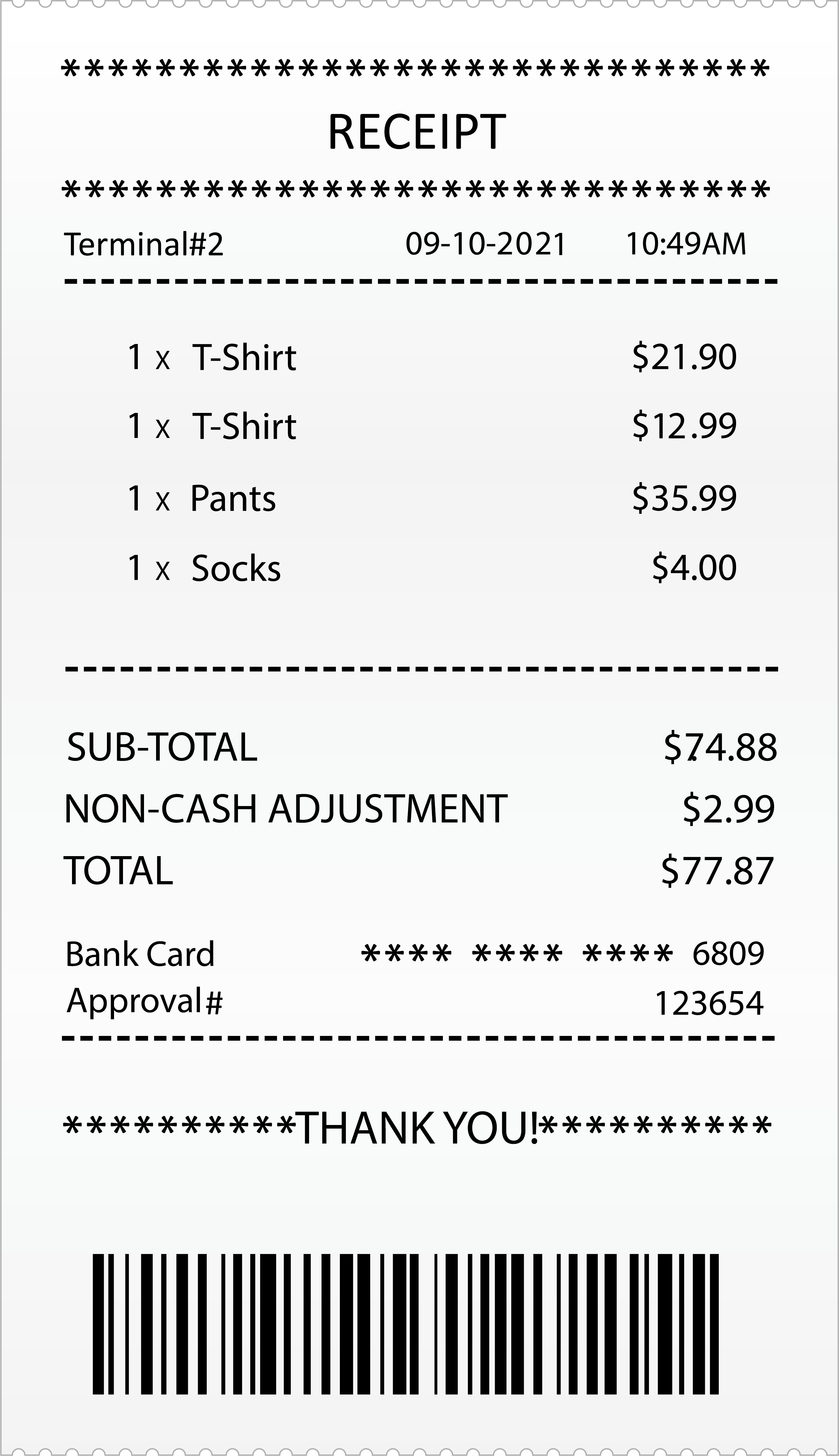 Receipt